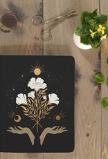 Celestial Flowers medium layflat notebook