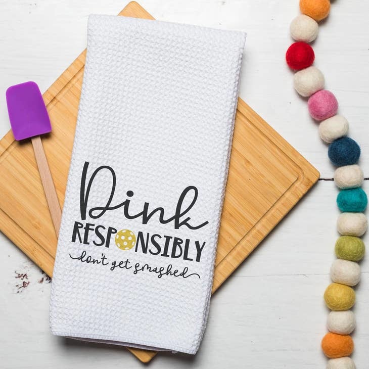 Canary Road Dink Responsibly Kitchen Towel