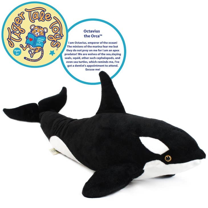 Viahart Toy Co. Octavius The Orca Blackfish