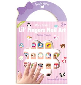 the piggy story Lil' Fingers Nail Art