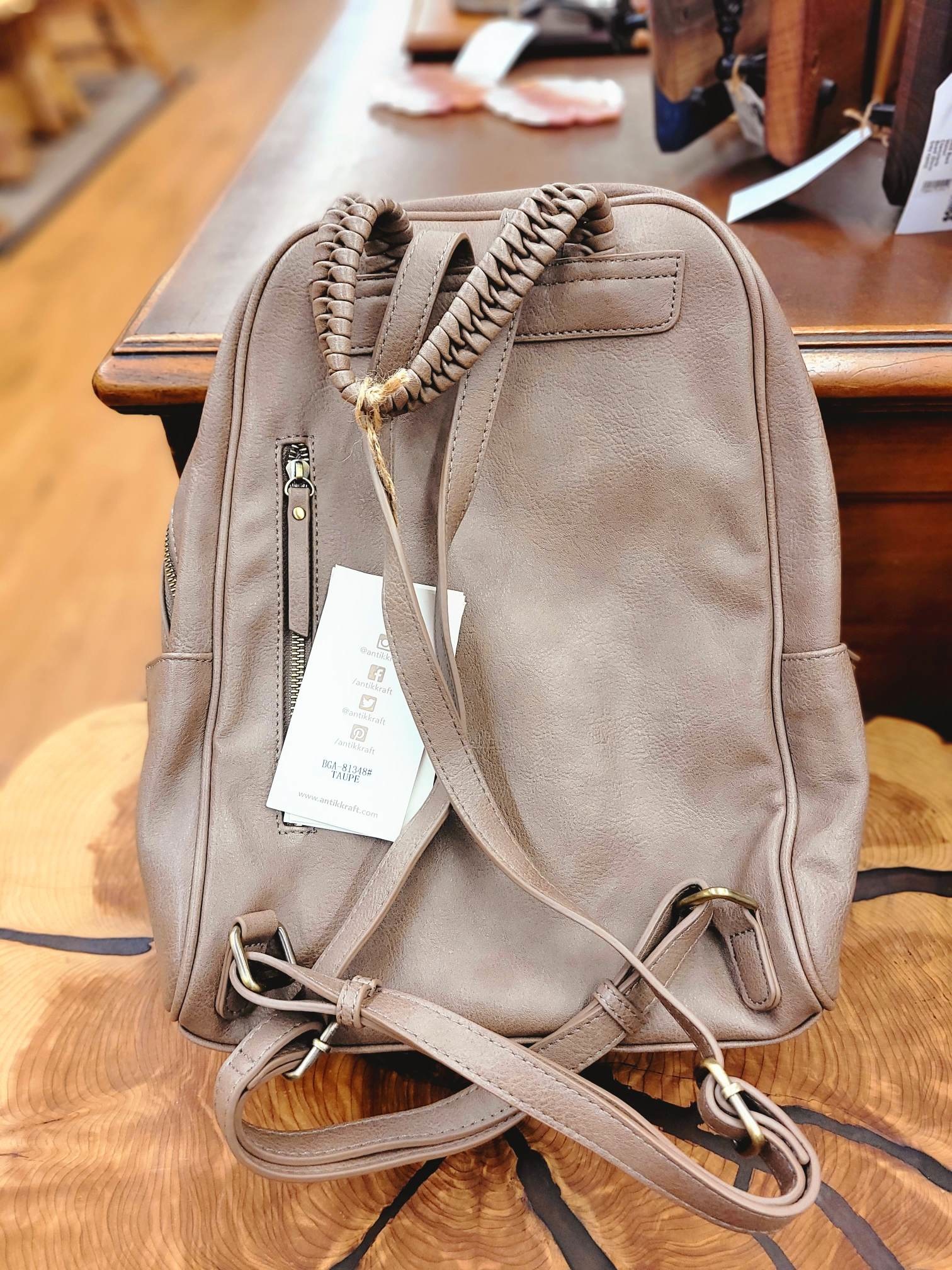 MMS Brands The Bailey Backpack, Taupe