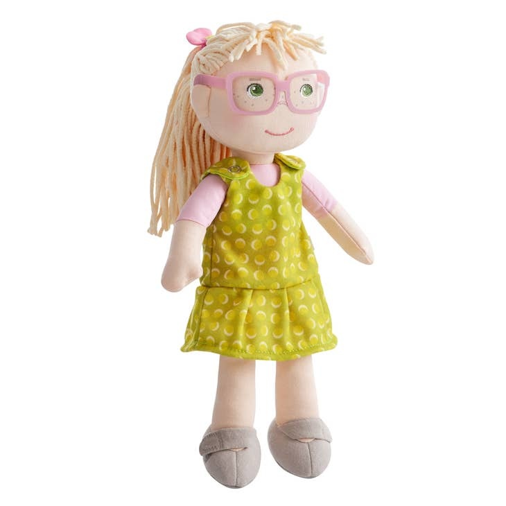 HABA USA Doll, Leonore with Glasses
