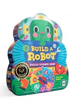 eeBoo Build A Robot Shaped Box Spinner Game