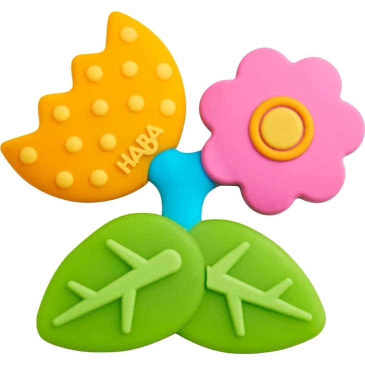 HABA USA Clutching Toy Petal Silicone Teether