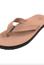 Simply Southern Leather Flip Flop, Chestnut