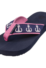 Simply Southern Woven Band Flip Flop, Harbor