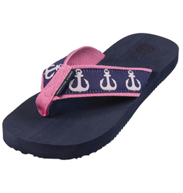 Simply Southern Woven Band Flip Flop, Harbor