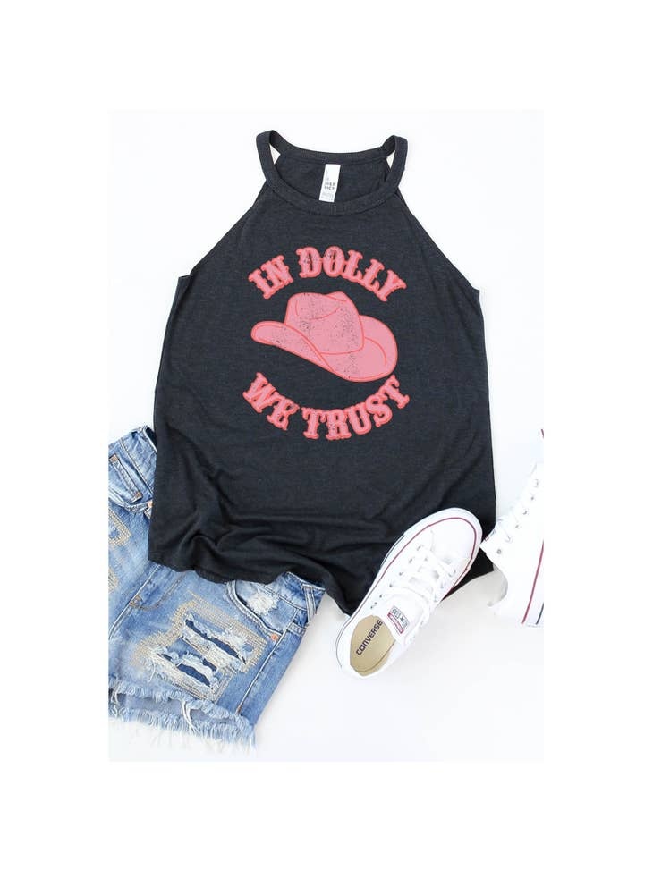 In Dolly We Trust Graphic Tank
