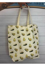 SM Wardrobe All Over Avocados Print Tote Bags