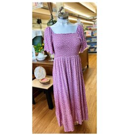 Heyson Lilac Convertible Smocked Midi Dress