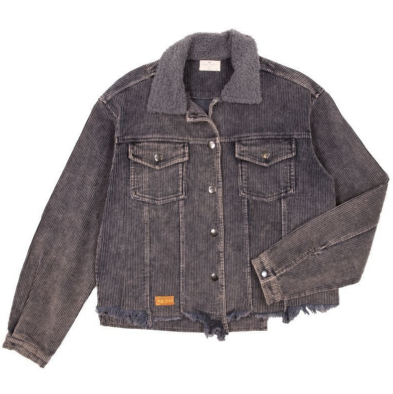 Simply Southern Cordy Jacket, Acid Wash