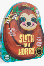 eeBoo Sloth in a Hurry Shaped Box Spinner Game