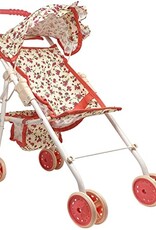 My First Folding Baby Doll Floral Stroller