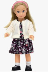 The New York Doll Company 6.5" mini posable doll-floral dress