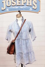 Thomas and Co. Blue Acid Wash Denim Dress