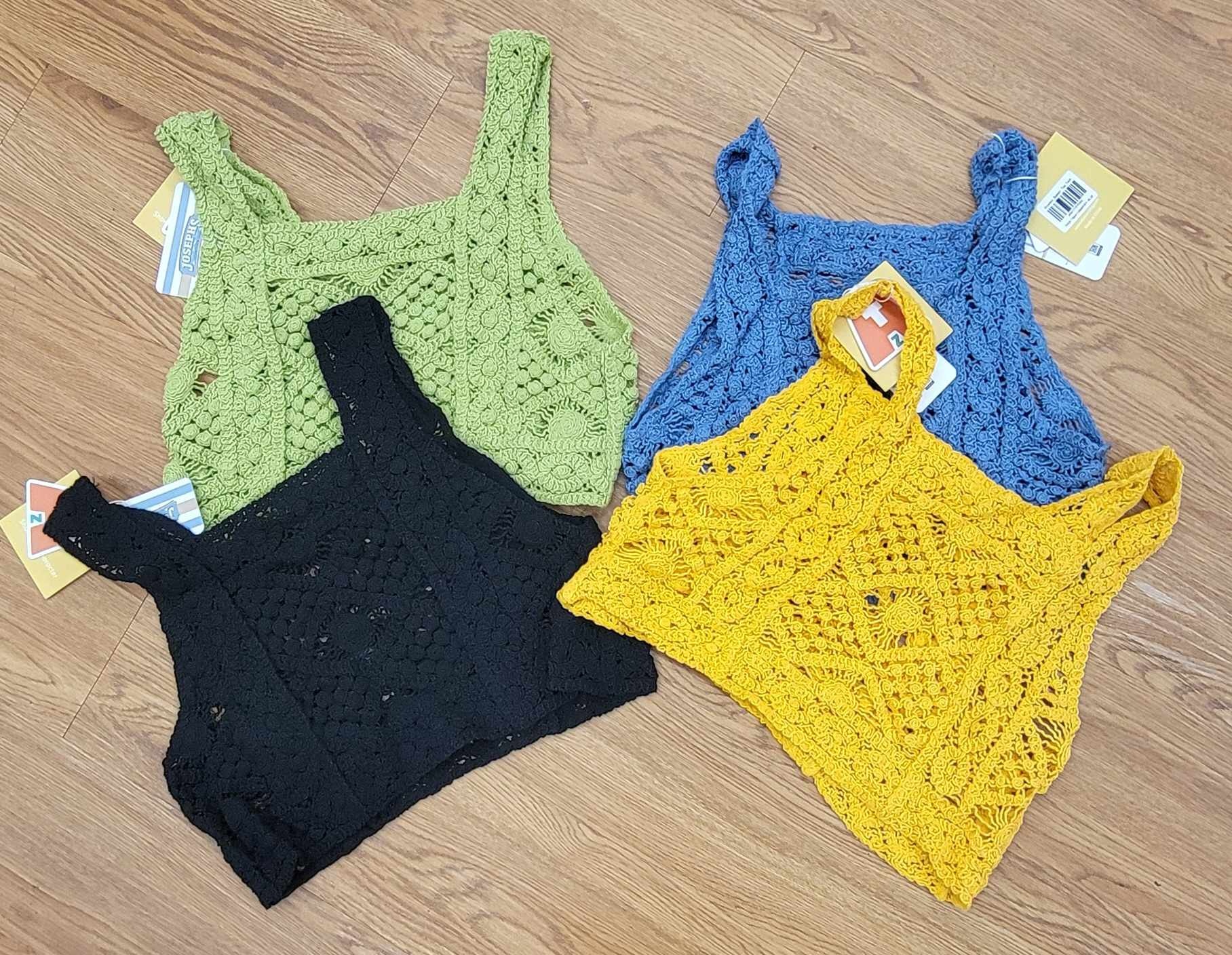 Funkyrel® Atzbranding Limited Handmade Vintage Crochet Design Camisole