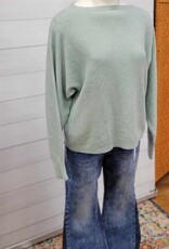 Coco & Carmen Relaxed Ciana Pullover Sweaters, Sea Green