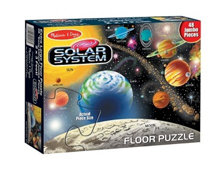 Melissa & Doug Floor Puzzle (48pc)- Solar System