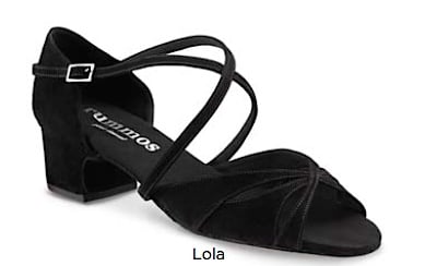 LOLA 024 BL40 Ballroom Shoes cuban heel 1.5