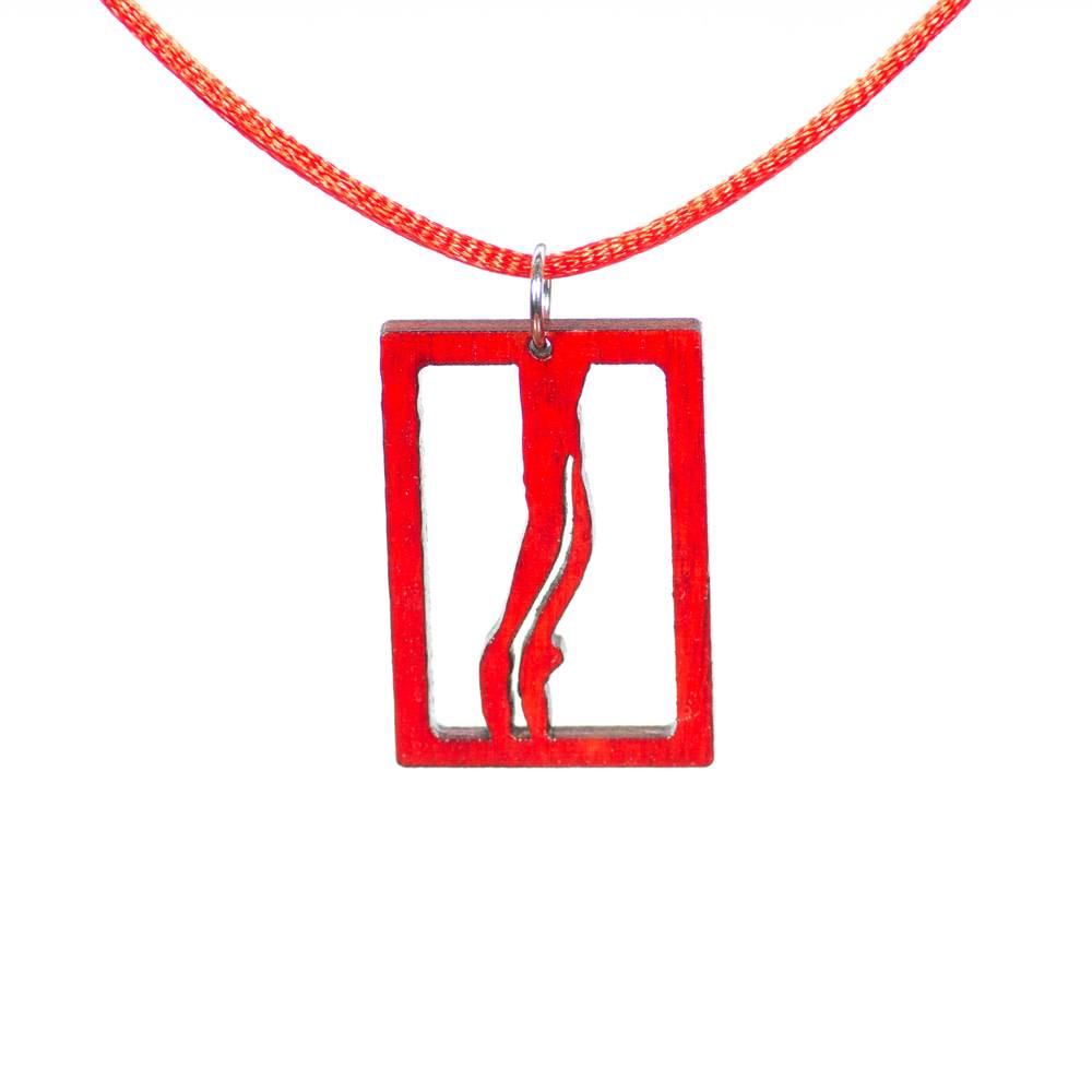 DanzArte H04-RD-“Pointe” Necklace