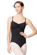 Lulli Dancewear LUF568-Nayara Mesh Camisole Leotard-BLACK