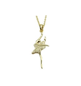 American Dance Supply 562-Ballerina Necklace