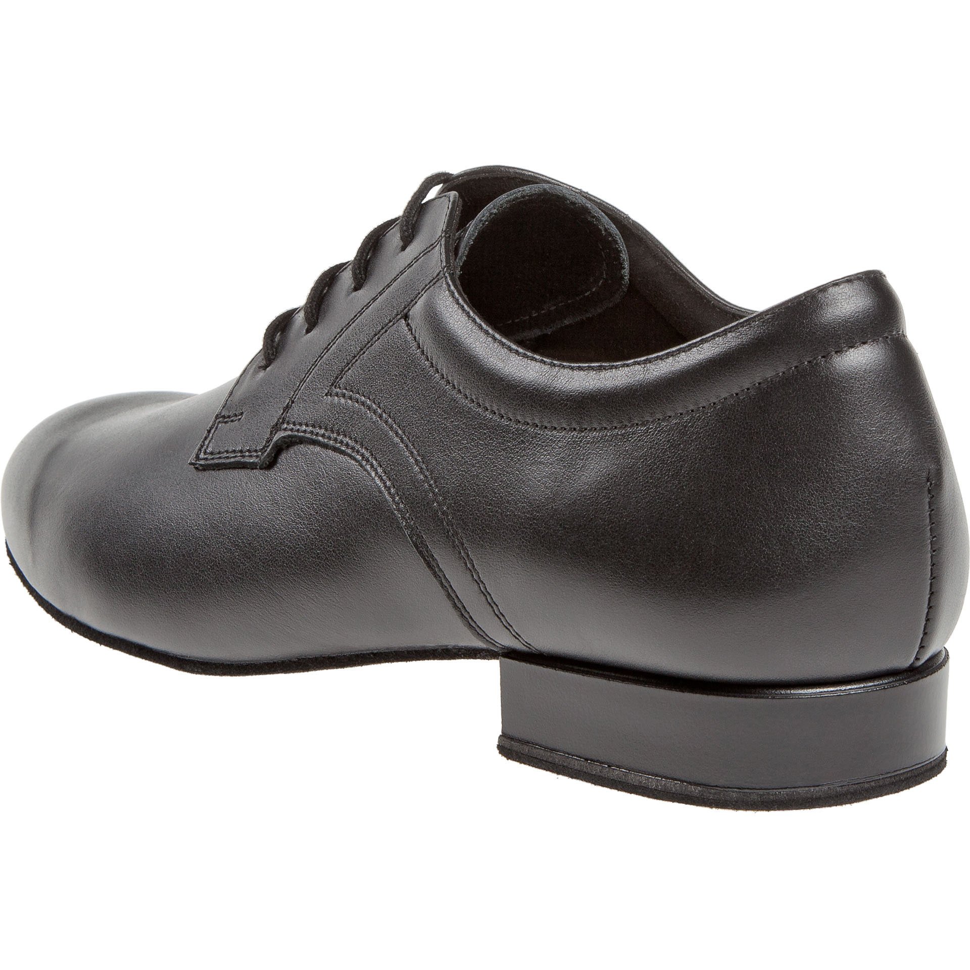 Diamant 085-026-028-Chaussures de Danse Homme 1 " Extra Large  Semelle de Suède- CUIR NOIR