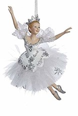 KURT S. ADLER C8574-Snow Queen ballerina Ornament