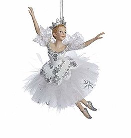 KURT S. ADLER C8574-Snow Queen ballerina Ornament