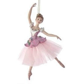 KURT S. ADLER C7655-Waltz Of Flower Ballerina Ornement
