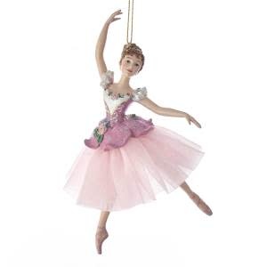 KURT S. ADLER C7655-Waltz Of Flower Ballerina Ornament