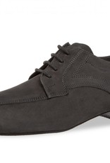 Diamant 094-025-448-Men Ballroom Shoes 1'' Suede Sole-Nubuck Leather-BLACK