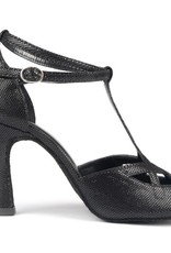 Portdance PD505-Balleroom Shoes 3.2''Suede Sole-BLACK NUBUCK LEATHER