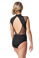 Lulli Dancewear LUF653-Coretta Cap sleeve Dance Leotard-BLACK