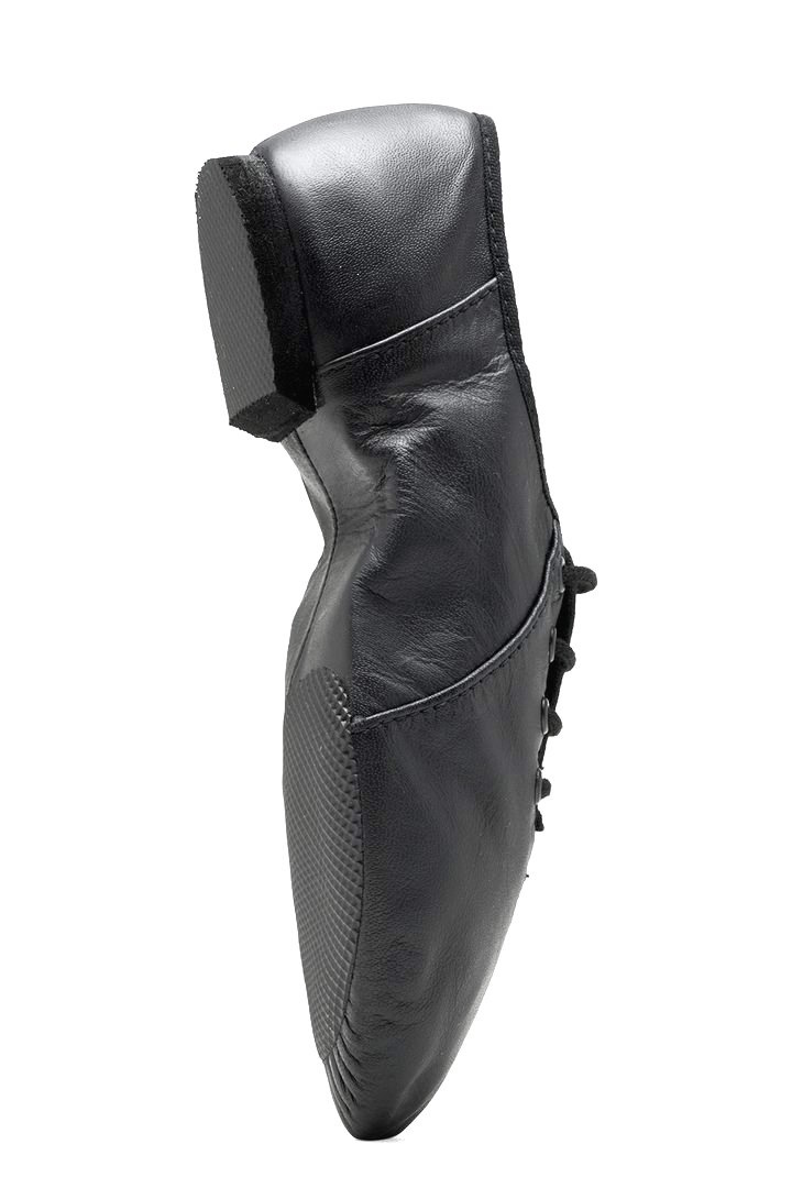 Bloch S0405L-Soulier de Jazz Adult en Cuir Double Semelle-NOIR