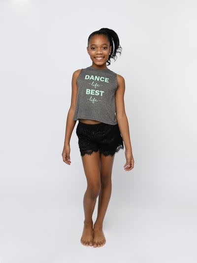 D9805 Haut Court Crois au Dos Dance Life Boutique de Danse