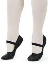 Capezio 212C-Demi-Pointe en Cuir  Enfant Semelle Pleine