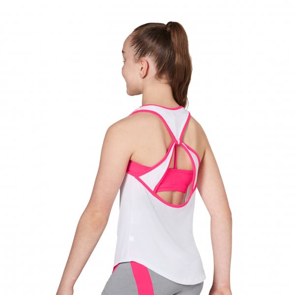 Bloch KA052T-Camisole à Imprimé Ourlet NEON