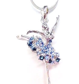 American Dance Supply 512-Ballerina Necklace-BLUE