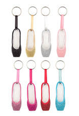 SoDanca KC-40G-Glitter Pointe Shoe Keychain