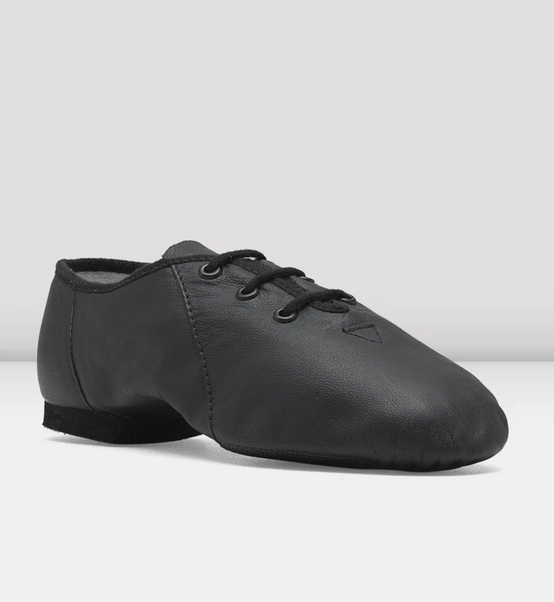 S0405G-Child Jazzsoft Leather shoes With Split Sole-BLACK - Artiste Claude  dancing shop