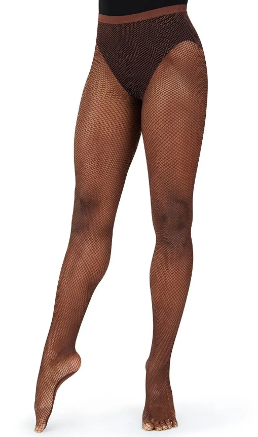 Cabaret Dance Quality Seamless Fishnet Tights 324 - Black + 3