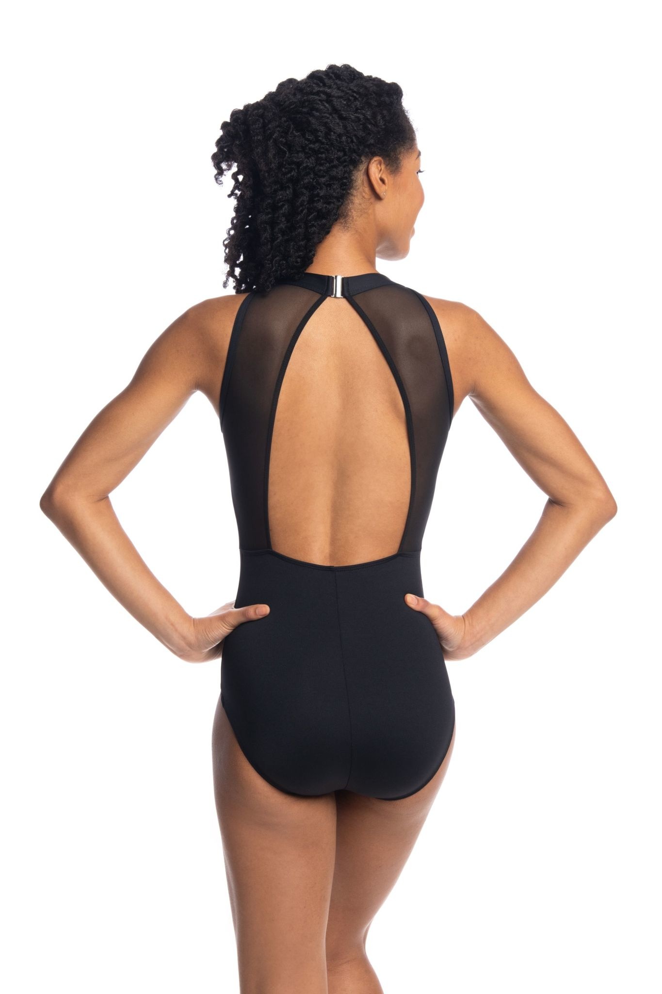 AinslieWear 1091ME-Vera Leotard Coupe Princesse Dos Avec Insertion de Mesh