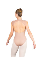 Ballet Rosa ANITA-High Neck Leotard With Mesh And Lace