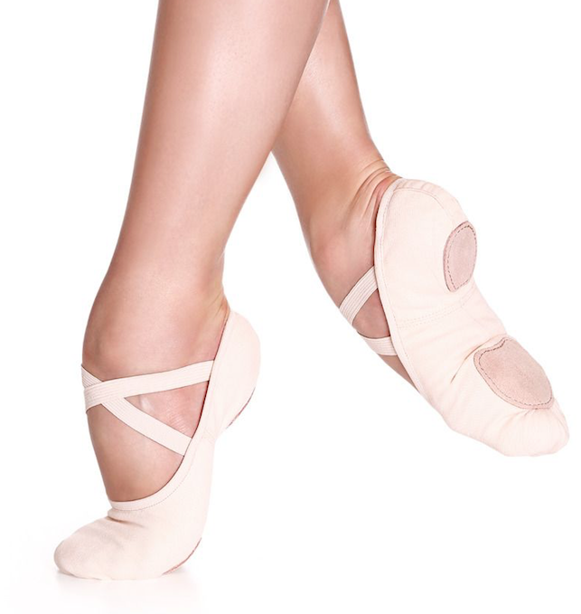 SoDanca SD16-Split sole stretch canvas ballet shoe