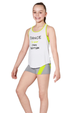 Bloch KA052T-Camisole à Imprimé Ourlet NEON