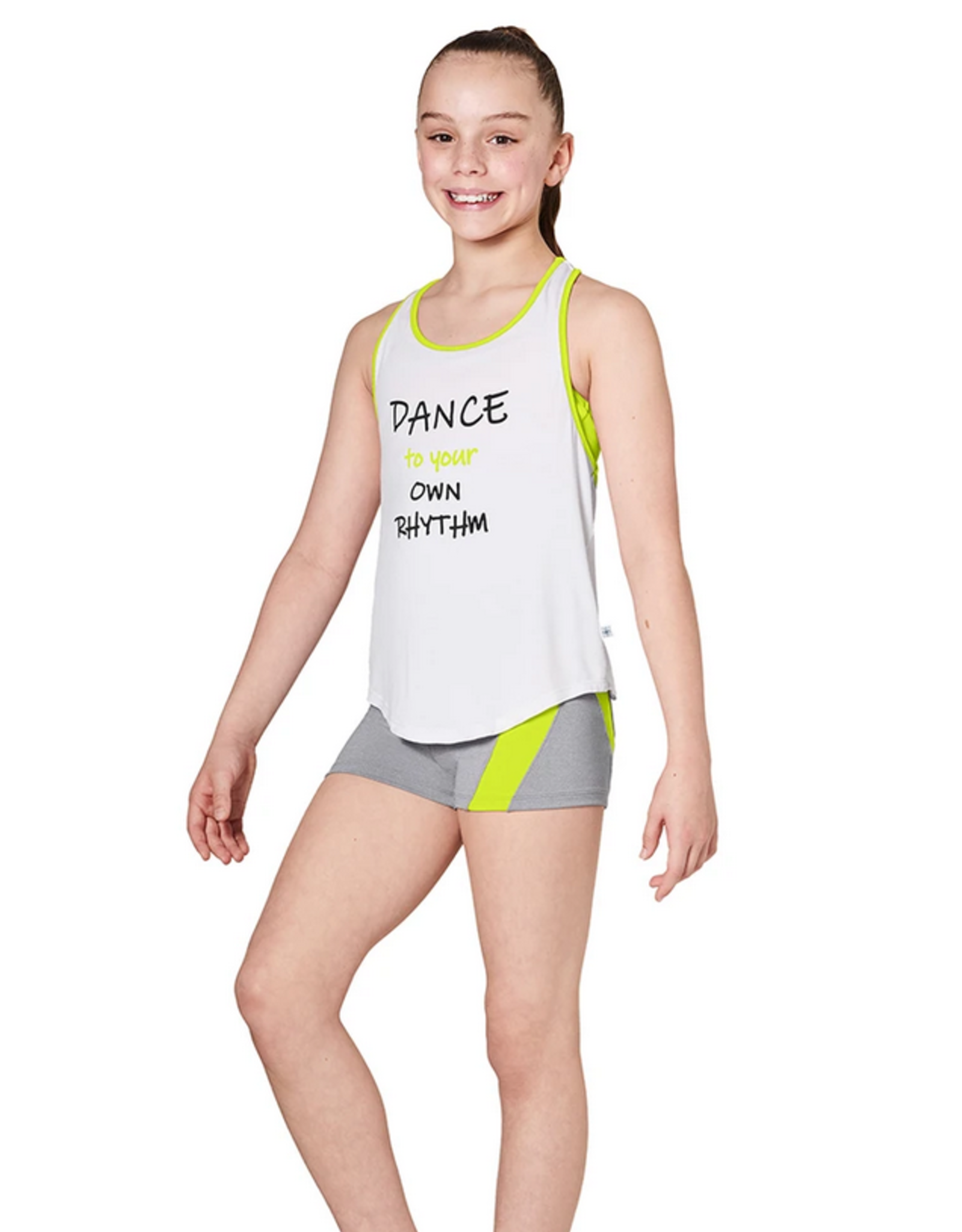 Bloch KA052T-Camisole à Imprimé Ourlet NEON