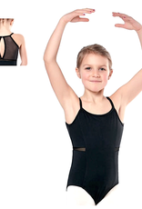 Sansha 51BO1022-Marthe Child Camisole Leotard Mesh Insert-BLACK