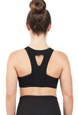 Capezio 11650T-Child High Neck Bra Top-BLACK