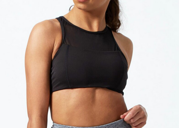 Capezio 11650T-Child High Neck Bra Top-BLACK